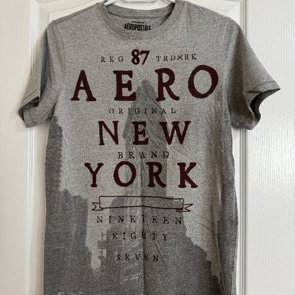 Aeropostale Grey New York Shirt - Picture 1 of 4